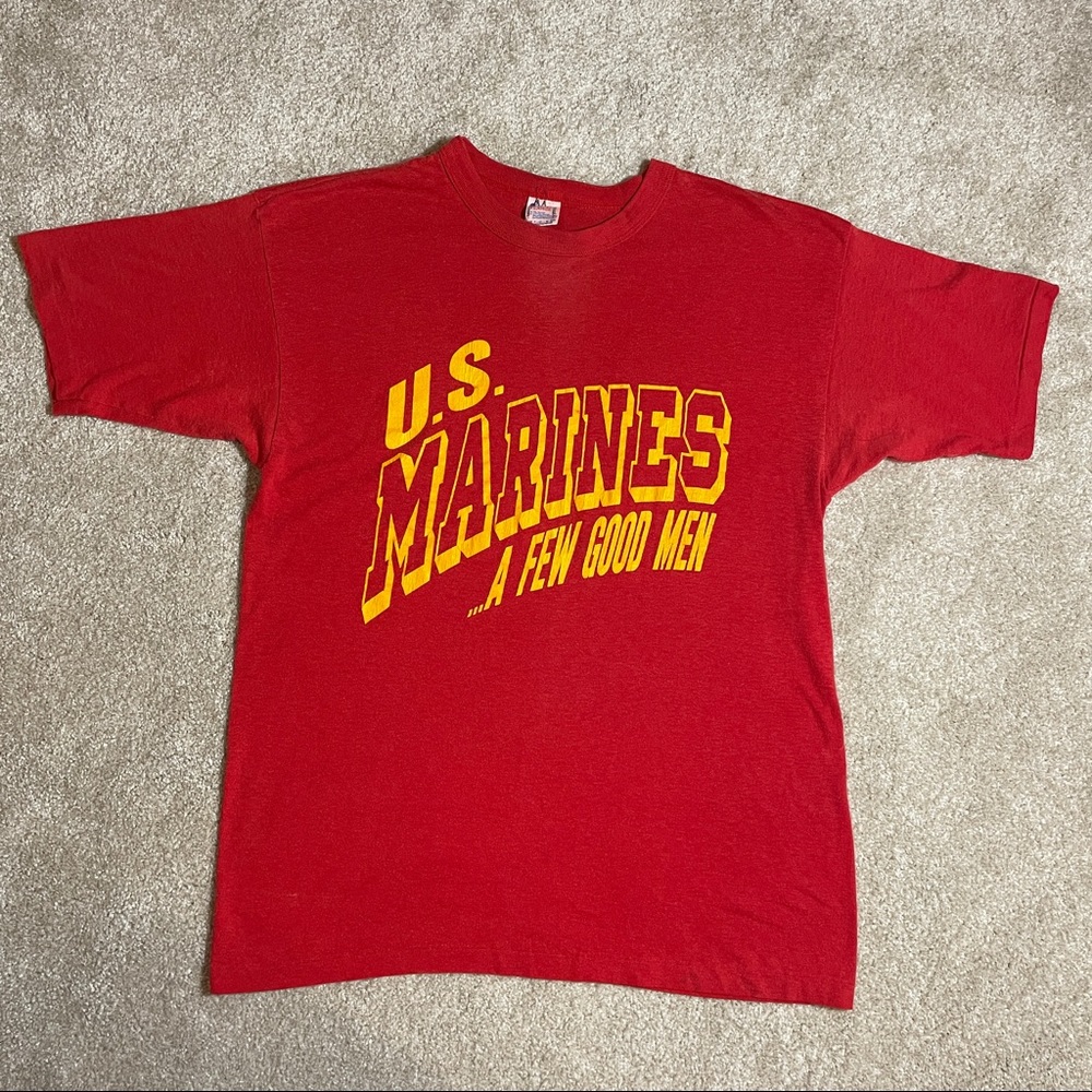 Vintage United States Marine T-Shirt (Made in USA)  Size L
